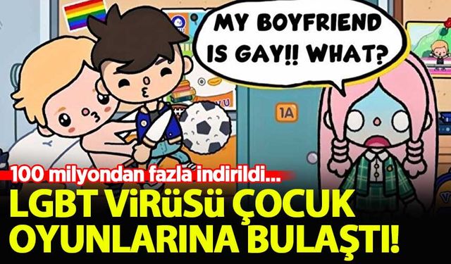 LGBT virüsü çocuk oyunlarına da bulaştı! 100 milyondan fazla indirildi...