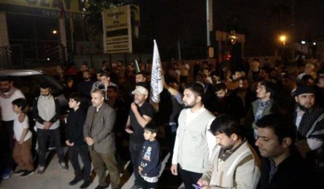 ABD konsolosluğu önünde İsrail protestosu