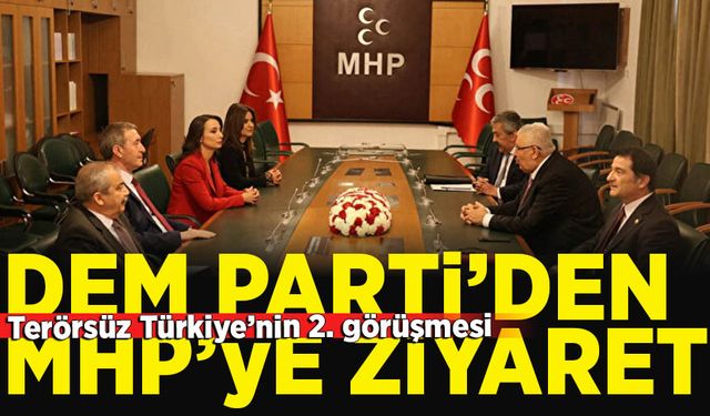 DEM Parti heyetinden MHP'ye ziyaret