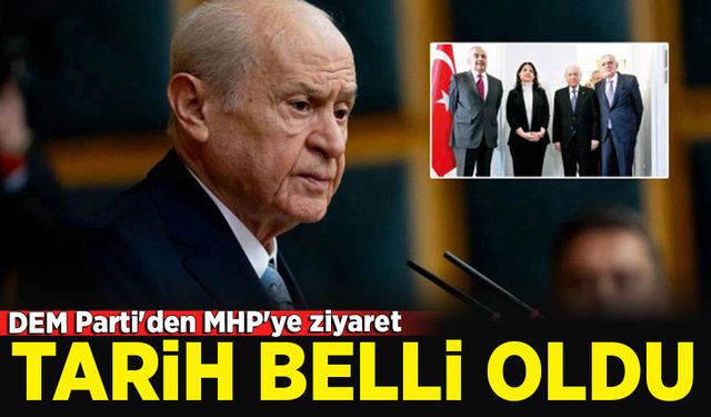 DEM Parti'den MHP'ye ziyaret: Tarih belli oldu