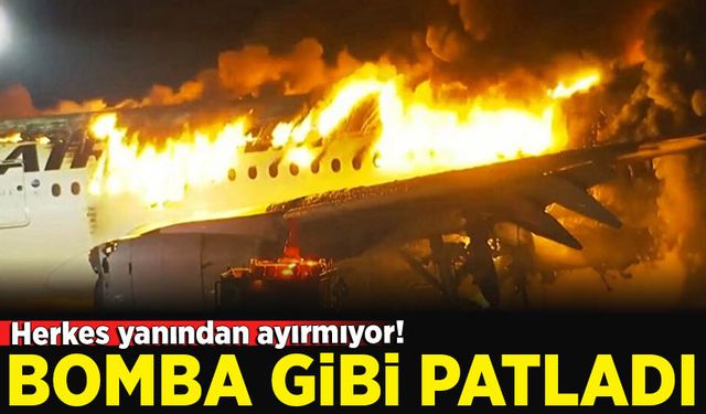 Powerbank bomba gibi patlayıp uçakta yangın çıkardı