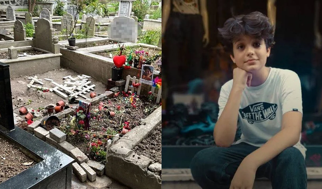 Kadıköy'de bıçaklı saldırıda hayatını kaybeden Minguzzi'nin kabri tahrip edildi