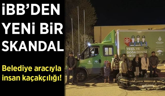 İBB'nin hizmet aracı insan kaçakçılığında kullanıldı: 8 kişi yakalandı