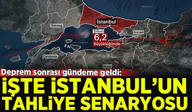 İstanbul depremi sonrası gündeme geldi: İşte megakent için tahliye senaryosu