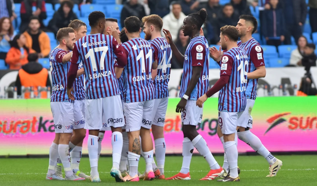 7 gollü düelloda Trabzonspor Alanyaspor'u mağlup etti