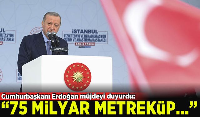 Cumhurbaşkanı Erdoğan müjdeyi duyurdu: Göktepe-3'te 75 milyar metreküplük yeni doğal gaz keşfi