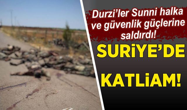 Suriyede Durzi grupları ayaklandı, iç savaş mı çıkıyor?