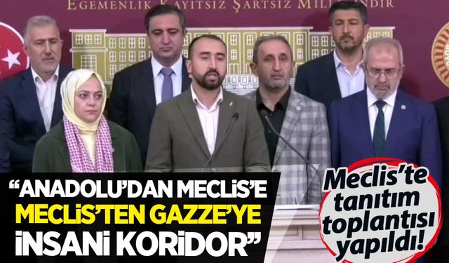 HÜDA-PAR ve STK'lar TBMM'de duyurdu: Pazar günü 'Gazze' için Meclis'e yürüyecekler
