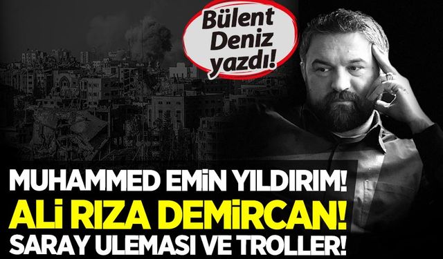 Bülent Deniz yazdı: Muhammed Emin Yıldırım! Ali Rıza Demircan! Saray uleması ve troller!