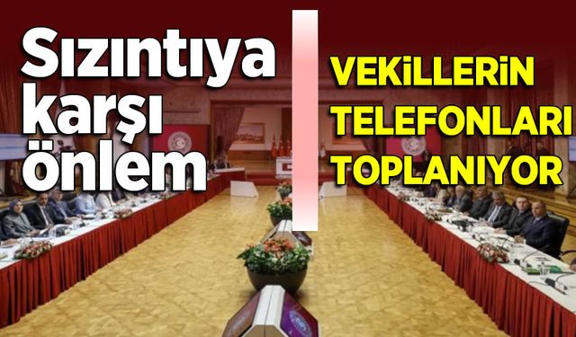 Terörsüz Türkiye komisyonunda cep telefonu önlemi
