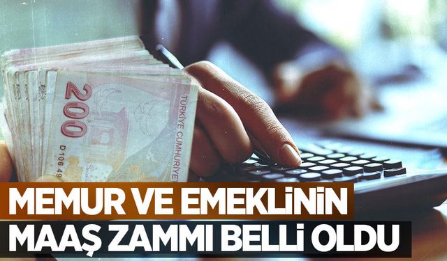 Emekli ve memur zam oranları kesinleşti! Kim ne kadar maaş alacak?