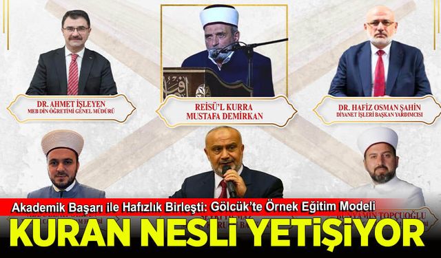 Kur’an Nesli Yetişiyor! Gölcük’te 41 Hafız Taçlanıyor