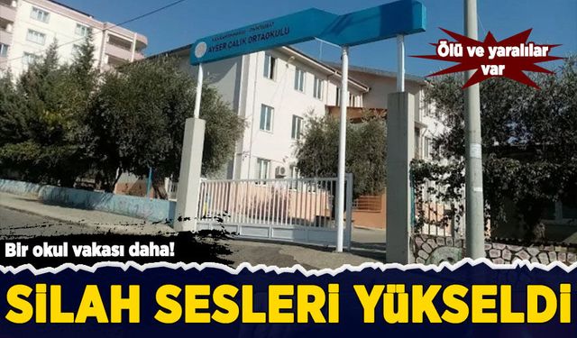 Kahramanmaraş'ta bir okulda silah sesleri yükseldi!