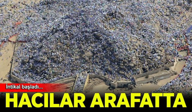 Hacı adaylarının Arafat'a intikali başladı