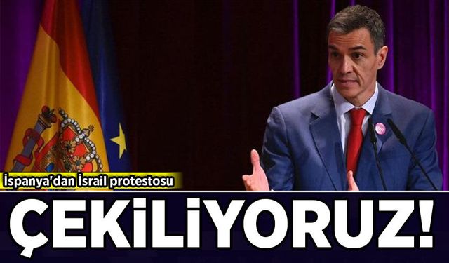 İspanya'dan İsrail protestosu: Eurovision'dan çekiliyoruz!