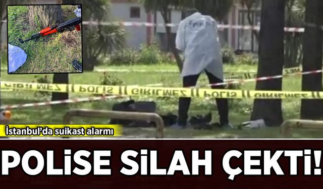 İstanbul'da suikast alarmı: Polise silah çekti