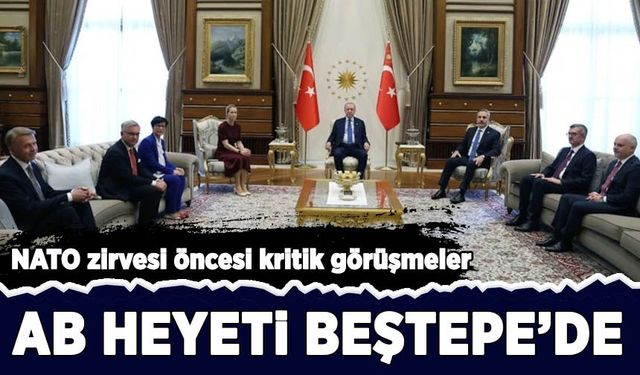 Cumhurbaşkanı Erdoğan, AB Yüksek Temsilci heyetini kabul etti