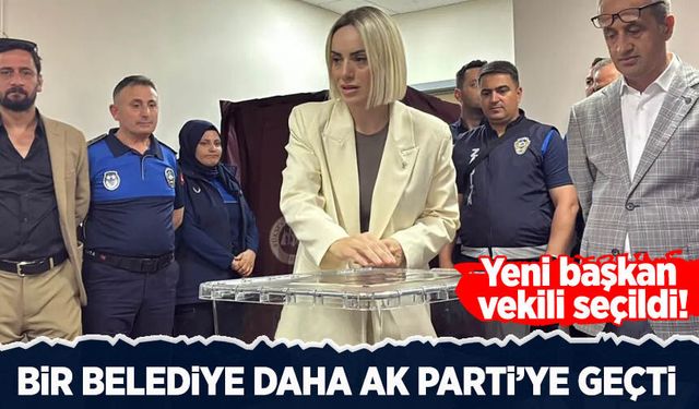 Bir belediye daha AK Parti'ye geçti! Yeni başkan vekili seçildi!