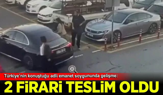 Büyükçekmece Adliyesi'ndeki adli emanet hırsızlığının iki firari şüphelisi Türkiye'ye teslim oldu