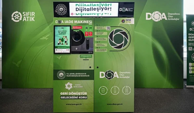 Sıfır Atık Vizyonu'nda yeni aşama: DOA makineleri 81 ilde faaliyete geçiyor