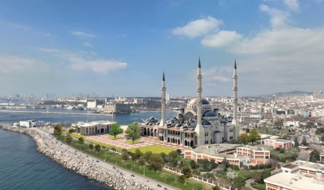 Kadıköy'e inşa edilecek cami için ilk kazma vuruldu