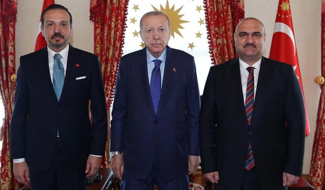 Cumhurbaşkanı Erdoğan, Kerkük Valisi Ağa'yı kabul etti
