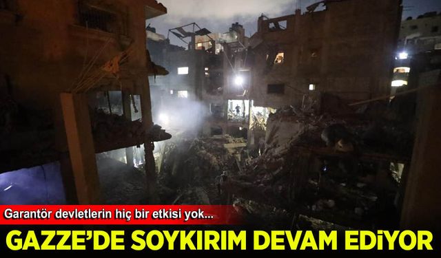 Soykırımcı İsrail ateşkese rağmen Gazze’ye saldırdı: 8 Filistinli hayatını kaybetti