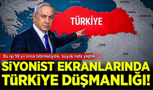 İsrail televizyonunda Türkiye ve Kudüs için alçak sözler: Bu işi 59 yıl önce bitirmeliydik, büyük hata yaptık