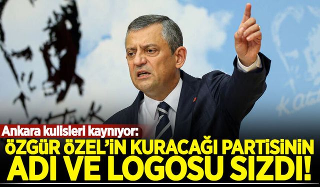 Özgür Özel'in partisinin adı ve logosu sızdı!