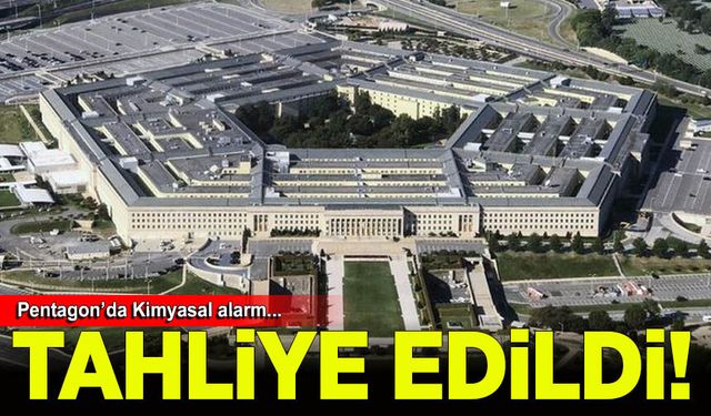 Pentagon’da kimyasal alarm: Çok sayıda kat tahliye edildi