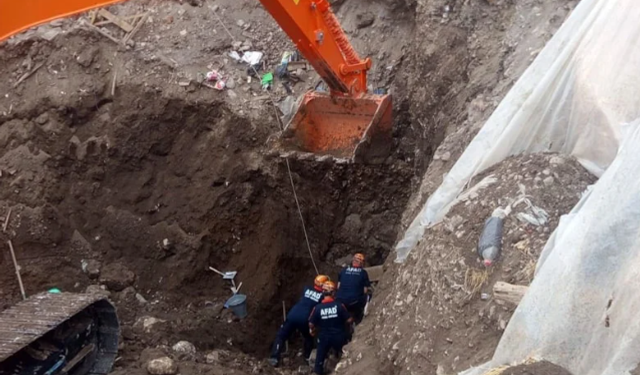 Eskişehir'de define ararken enkaz altında kaldı