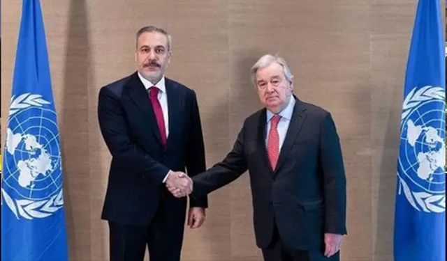 Hakan Fidan, BM Genel Sekreteri Guterres ile görüştü