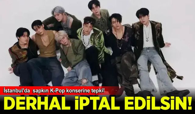 İstanbul'da  sapkın K-Pop konserine tepki!