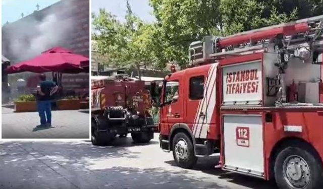 Mısır Çarşısı'nda korkutan yangın!