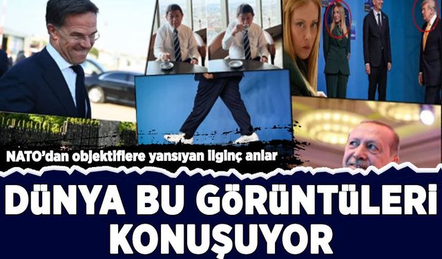 Nato'dan objektiflere yansıyan ilginç anlar: Dünya bu görüntüleri konuşuyor!