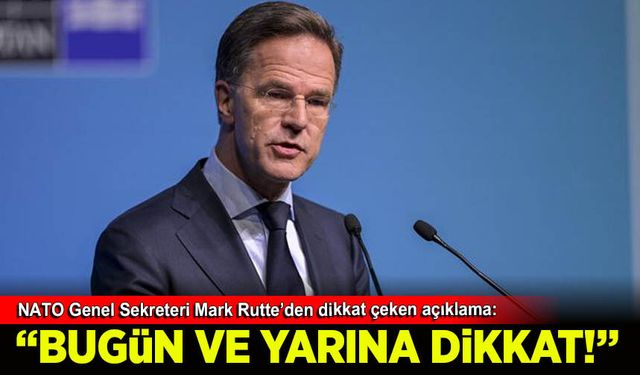 Rutte'den yeni açıklama: Bugün ve yarına dikkat çekti