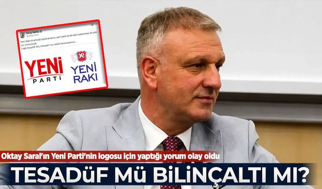 Oktay Saral'ın Yeni Parti'nin logosu için yaptığı yorum olay oldu
