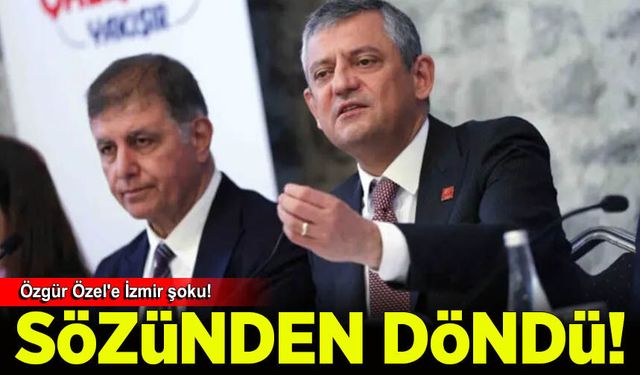 Özgür Özel'e İzmir şoku! Cemil Tugay verdiği sözden döndü