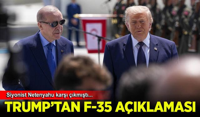 Trump'tan Türkiye'ye F-35 satışına ilişkin açıklama