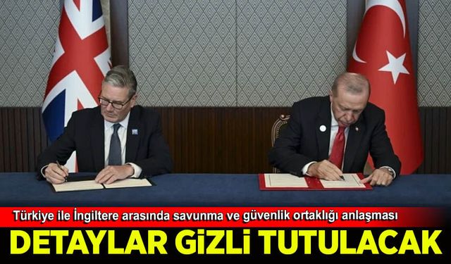 Türkiye ile İngiltere arasında savunma ve güvenlik ortaklığı anlaşması