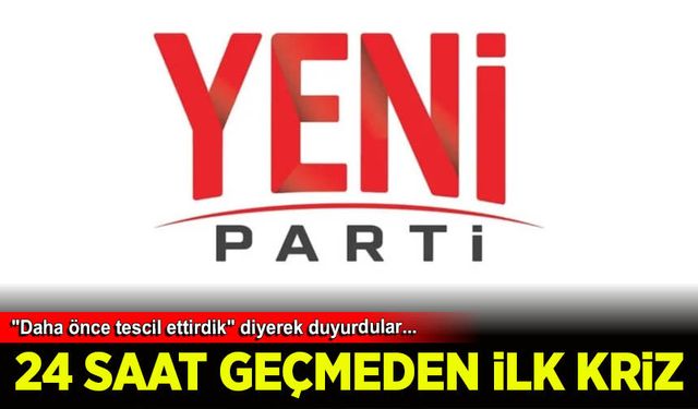 Yeni Parti'nin isminde kriz: 'Daha önce tescil ettirdik' diyerek hukuki süreç başlatacaklarını açıkladılar