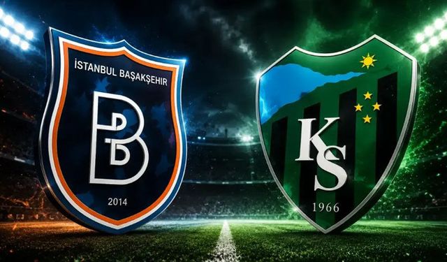 Başakşehir-Kocaelispor: İlk 11'ler belli oldu!