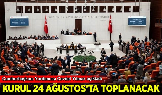Çerçeve yasayla kurulan Süreç Kurulu 24 Ağustos'ta toplanacak