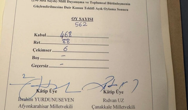 Terörsüz Türkiye'nin tarihi nitelikteki belgesi ortaya çıktı