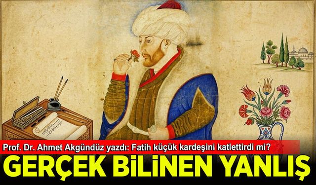 Prof. Dr. Ahmet Akgündüz yazdı: Fatih küçük kardeşini katlettirdi mi?