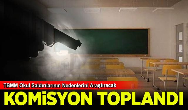 TBMM Okul Saldırılarının Nedenlerini Araştırma Komisyonu toplandı