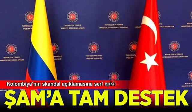 Türkiye'den Kolombiya'nın 'Golan Tepeleri' kararına tepki