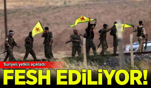 Suriyeli yetkili: YPG kendini feshedecek