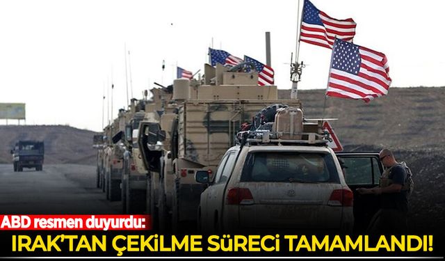 ABD resmen duyurdu: Irak'tan çekilme süreci tamamlandı