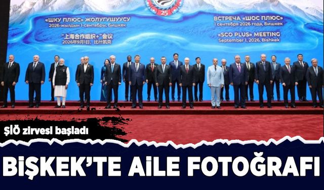ŞİÖ zirvesi başladı: Bişkek'te aile fotoğrafı